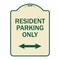 Signmission Reserved Parking Resident Parking Heavy-Gauge Aluminum Architectural Sign, 24" x 18", TG-1824-23039 A-DES-TG-1824-23039 - alternate 1
